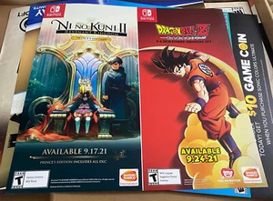 Nino kuni 2 ,dragon ball Z Double promo Display Poster 23x23 - Picture 1 of 6