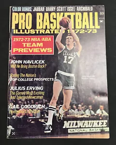 Vintage 1972-73 Pro Basketball Illustrated Magazine John Havlicek VG - Picture 1 of 2