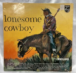 LONESOME COWBOY LP Vinyl Phillips Studios Holland B07520L Country Music Cash - Picture 1 of 5
