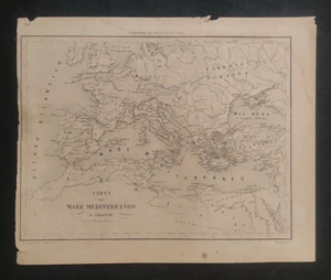 MITTELMEER UND KOLONIEN KARTE - Bild 1 von 1