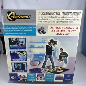 KGI TEEN TECH ULTIMATIVE TANZ & KARAOKE PARTYMASCHINE MIT KAMERA, MIKRO, CD-PLAYER, MATTE - Bild 1 von 17