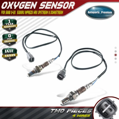 2x Upstream & Downstream O2 Oxygen Sensor for Saab 9-2X 2005 Subaru Impreza 2.0L - Image 1 of 4