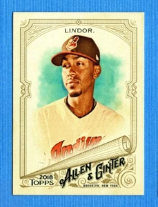 2018 Topps Allen & Ginter #210 Francisco Lindor Cleveland Indians - Picture 1 of 1