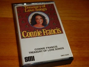 Connie Francis Treasury of Love Songs and Sentimental Favorites cassettes - Picture 1 of 4