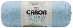 Spinrite Caron Simply Soft Solids Yarn - Soft Blue, 1 Pack of 1 Piece