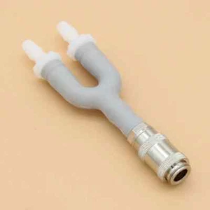 NIBP Blood Pressure Cuff Dual Tube Air Hose Y Type to GE Marquette/NihonKohden - Picture 1 of 11