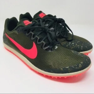 Nike Zoom Rival D 10 Spur Spike Stollen Unisex 9.5 BoxAA Armee grün und pink - Bild 1 von 6