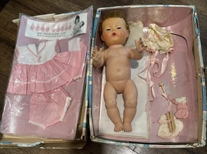 Vintage American Characters Tiny Tears 15” Doll with Some Accessories 1959 - Picture 1 of 13