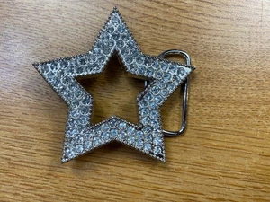Rhinestone Star Shaped Belt Buckle - Picture 1 of 2