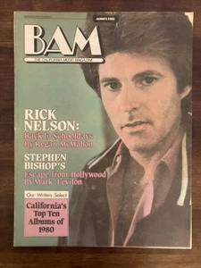 1/16/81 issue of BAM magazine  RICK NELSON cover - Imagen 1 de 1
