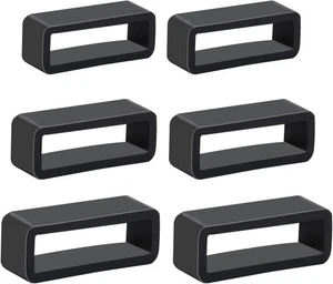 6 Stück Uhrenarmband Halter, 18 mm/20 mm/22 mm Silikon Armband Halter Schlaufen...  - Bild 1 von 7