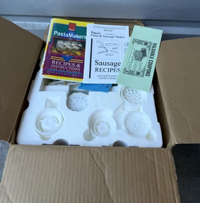 VINTAGE Ronco Ron Popeil P400 Automatic Pasta Maker 24 Dies - Complete In Box - Image 1 of 4