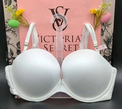 Sujetador Victoria Secret Desnudo Muy Sexy Push Up Multivía Sin Tirantes 38C Blanco Foto 1 de 4