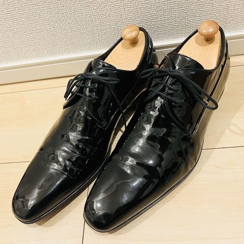 Gucci scarpe eleganti uomo mocassini pelle nero EU41.5 US8 autentiche dal Giappone