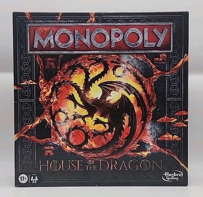 Monopoly House of the Dragon Edition Strategy Game Of Thrones Gift HBO New - Image 1 of 4