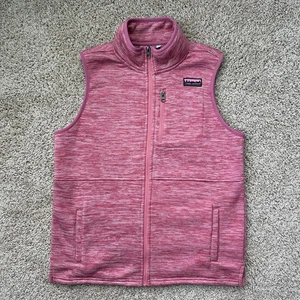 Simply Southern rosa Damen Marmoroptik ärmellose Reißverschluss vorne Jacke Weste L - Bild 1 von 7