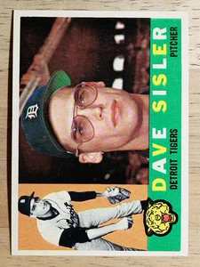 1960 Topps #186 Dave Sisler (nuevo) - Imagen 1 de 2
