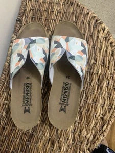 Mephisto Lisane Bamboo Multi Wedge Comfort Sandal Women's sizes 8.5 - Picture 1 of 10