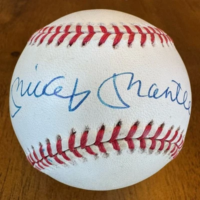 Mickey Mantle Signed Autographed American League Baseball Ball JSA LOA Yankees - Image 1 of 4