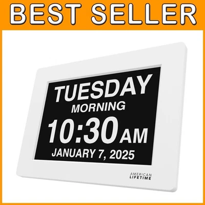 Large Digital Dementia Clock for Seniors - Image 1 of 4