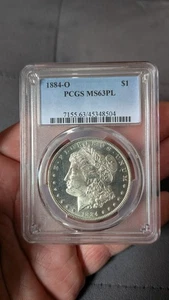 1884-O PCGS MS63PL Graded Morgan Dollar - Picture 1 of 4