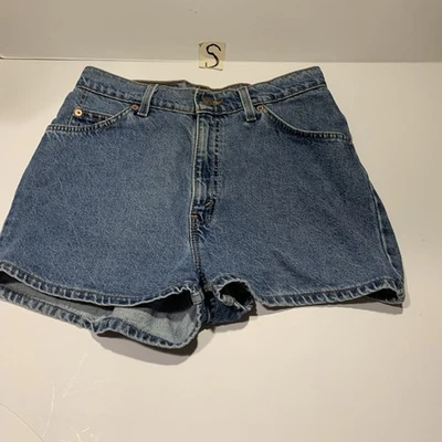 Levi’s 912 Vintage Orange Tab High Rise Women’s Denim Shorts 11 Slim Fit 28x2 in - Image 1 of 4