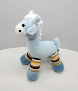 Teddy Time Thomas The Blue Giraffe Rattle Soft Plush Rattle Baby Toy 25 cm 10" - Picture 1 of 6