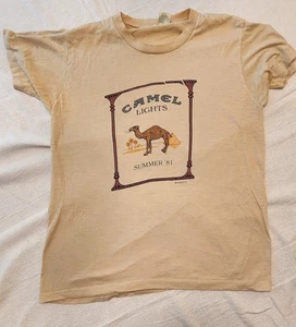 Vintage Rare 1981 Camel Lights Cigarette Promo Shirt - Picture 1 of 12