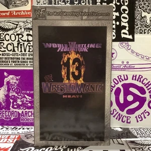 WWF WrestleMania 13 (VHS, 1998) With Insert Vintage 90s WWF Home Video WWE - Picture 1 of 5