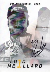 Loic MEILLARD - Schweiz, Gold WM 2025 Ski alpin, Original-Autogramm! - Bild 1 von 1