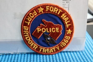 tribal indian police patch FORT HALL FORT BRIDGER TREATY 1868 - Picture 1 of 1