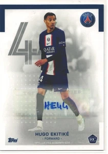 Set squadra 2022-23 Topps Paris Saint-Germain #AU-HE Hugo Ekitike Auto Liverpool - Foto 1 di 2