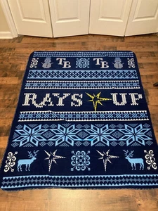 NEU Tampa Bay Devil Rays Überwurf DECKE 60"X 48" Neu mit Etikett Stadium Gewinnspiel SGA - Bild 1 von 3