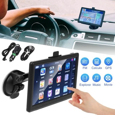 7"Zoll GPS Navi Navigation Navigationsgerät für Auto LKW PKW 8GB+256MB EU Karte. - Bild 1 von 4