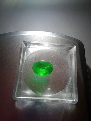 Natural Loose Tsavorite Garnet 2.05 Ct. Deep Green. 8.12 X 5.97 X 4.26mm. - Image 1 of 3