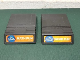 Lot Of 2 Intellivision Games Electric Company Hame Cartridges MATH & WORD FUN