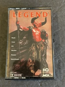Vintage 80’s Legend Soundtrack Cassette Tape 1986 Tim Curry Tangerine Dream - Picture 1 of 7