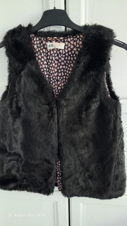 Super kuschelige und warme Mädchen Fellweste Gr. 152 - Bild 1 von 1