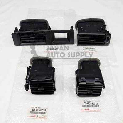 OEM ПОДЛИННЫЙ TOYOTA 1996-1997 LAND CRUISER LX450 FZJ80 ВЕНТИЛЯЦИОННЫЕ ОТВЕРСТИЯ РЕГИСТР НАБОР ИЗ 4 - Изображение 1 из 4