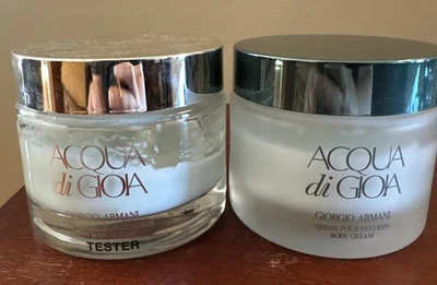Giorgio Armani “Acqua Di Gioia” 6,7 fl oz Loção Corporal Hidratante Frasco Creme LEIA - Imagem 1 de 4