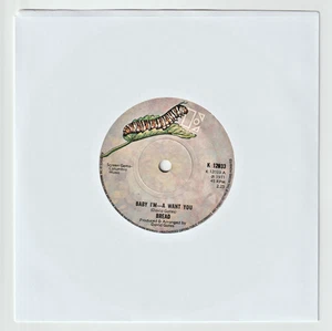 BREAD : BABY I'M - A WANT YOU 7" Vinyl Single Record (Elektra 1971) Ex. - Picture 1 of 2