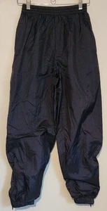 Men's Vintage 90s Wilson Lined Windbreaker Track Pant in Blue Zip Ankle - Small - Picture 1 of 8