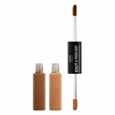 2 PACK NYX Professional Makeup Sculpt & Highlight Face Duo Chestnut/Sand 0.34 Oz - Image 1 of 4