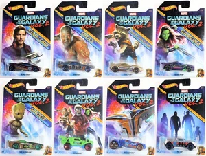 Hot Wheels 2017 Set 8 Guardianes de la Galaxia Vol. 2 Star-Lord Rocket Groot Drax - Imagen 1 de 18