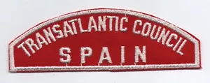 Consejo Transatlántico (116 mm), España RWS Tira Roja y Blanca, ¡Como Nuevo! - Imagen 1 de 1