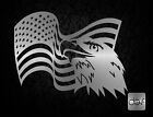 Eagle in american flag - DXF files for CNC Plasma Laser cut Waterjet SVG CDR