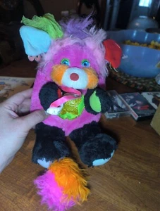 VTG 1986 POPPLES ROCK STAR PUNKITY POPPLE W/ Microphone 🎤 FADED TAG READ - Picture 1 of 5