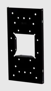 Black Solar Group Universal Mailbox Steel Mounting Bracket Board 6" UMBS0B06 - Picture 1 of 1