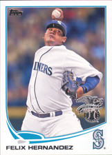 2013 American League All-Stars Topps AL12 Felix Hernandez Seattle Mariners NM-MT