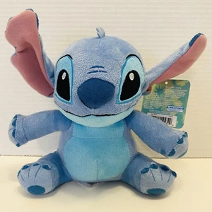 Disney Stitch Lilo & Stitch Plüschtier Stofftier Spielzeug blau Just Play 8 Zoll Neu mit Etikett - Bild 1 von 8